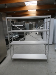 Aluminum rack 150x40x178 cm